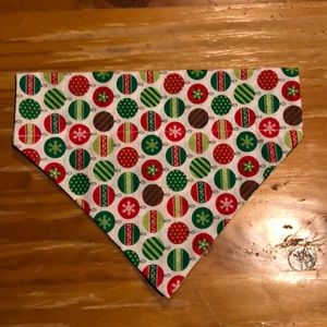 Holiday dog bandana
